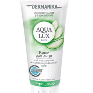Крем для лица AQUA LUX care, огурец-алое