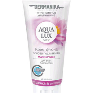 Крем-флюид основа под макияж AQUA LUX care, кувшинка и витамин E